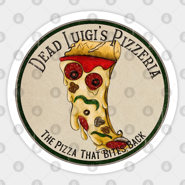 Dead Luigi's Pizzeria Sticker by ArtsofAll